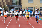 Womens Under-17s and Girls Under-15s 100 metres, 2022 Northern Inter Counties U17s and U15s Track and Field, York, Thursday, June 2nd. Photo: David T. Hewitson/Sports for All Pics